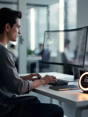 Focused individual using Pomodoro Technique for productivity in 2026