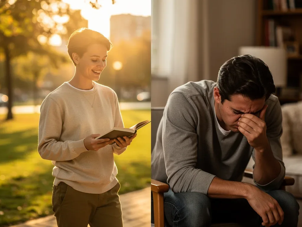 Person feeling alert and refreshed in the afternoon, avoiding the 2 PM crash