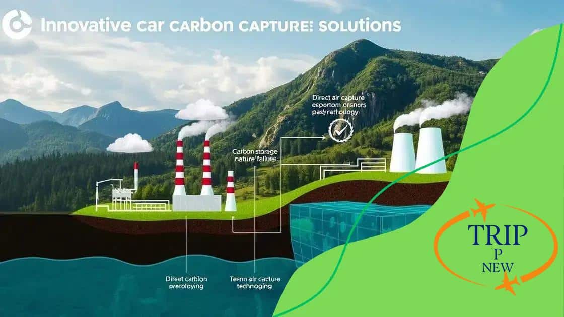 Innovative carbon capture solutions