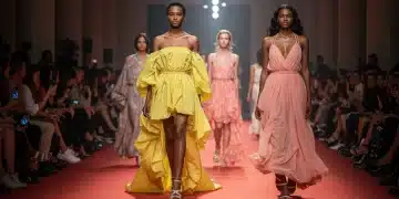 Spring 2026 runway show featuring an emerging American designer's collection