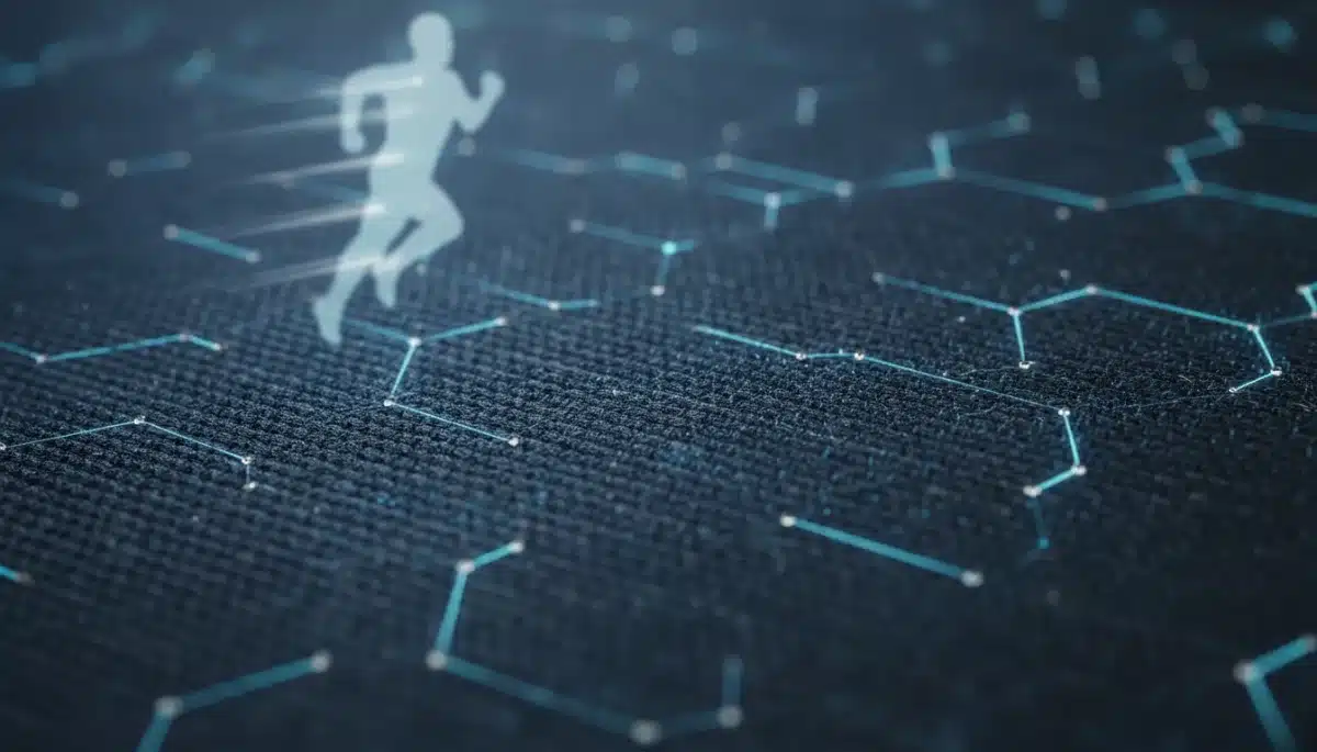 High-performance smart fabric with embedded sensors