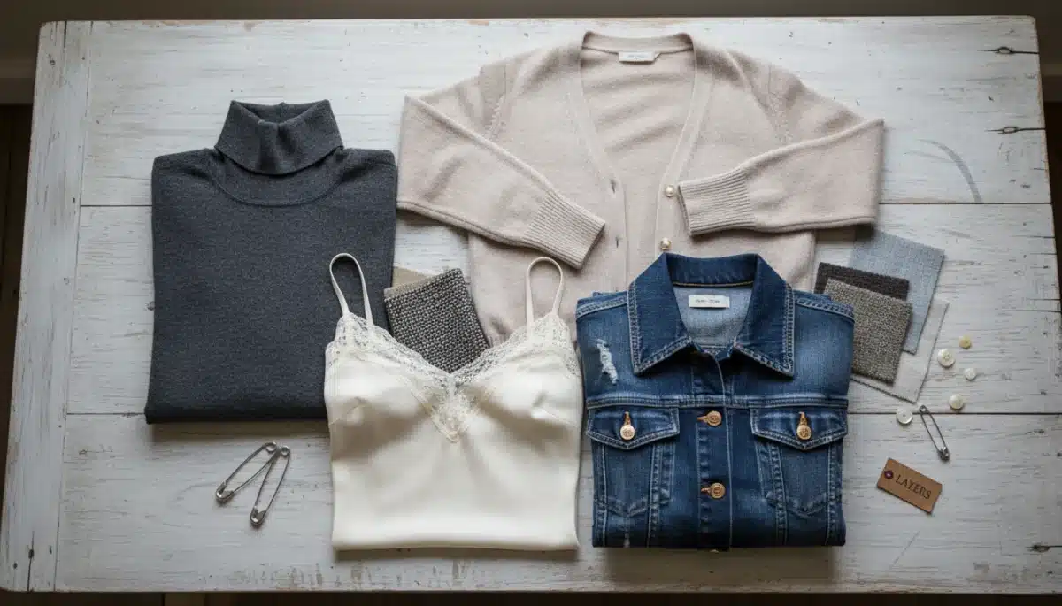 Diverse textures for effective layering in fall fashion