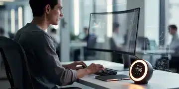 Focused individual using Pomodoro Technique for productivity in 2026