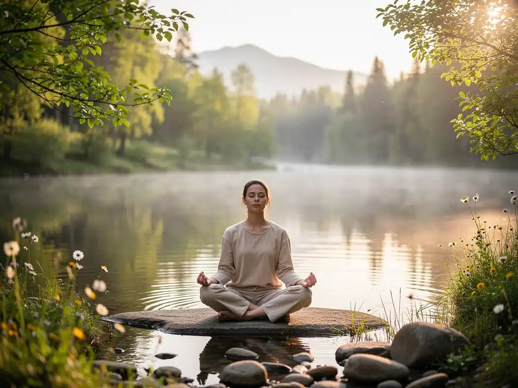 Mindful meditation for mental energy boost